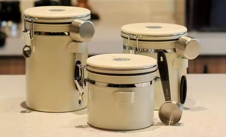 Stainless Steel Coffee Canister — 6