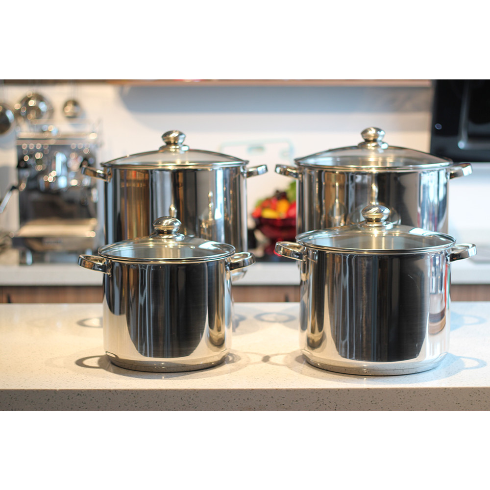 Stainless Stockpot With Cover — 5