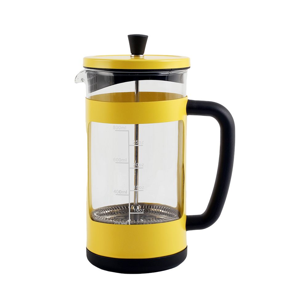 High-Heat Borosilicate Glass French Press Coffee Maker