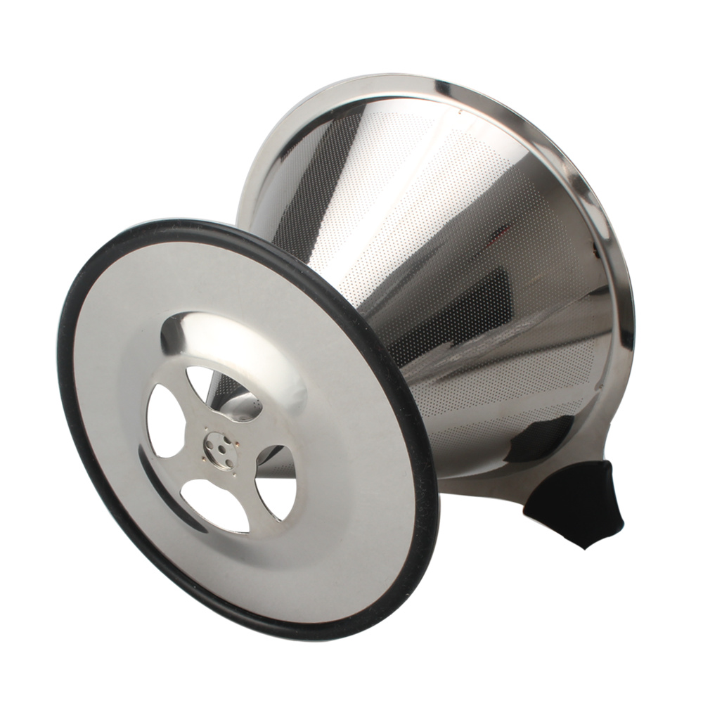 Stainless Steel Coffee Filter Cone Dripper Cup — 4