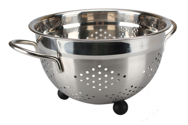 Stainless Steel Colander With Ball Point Feet — product information