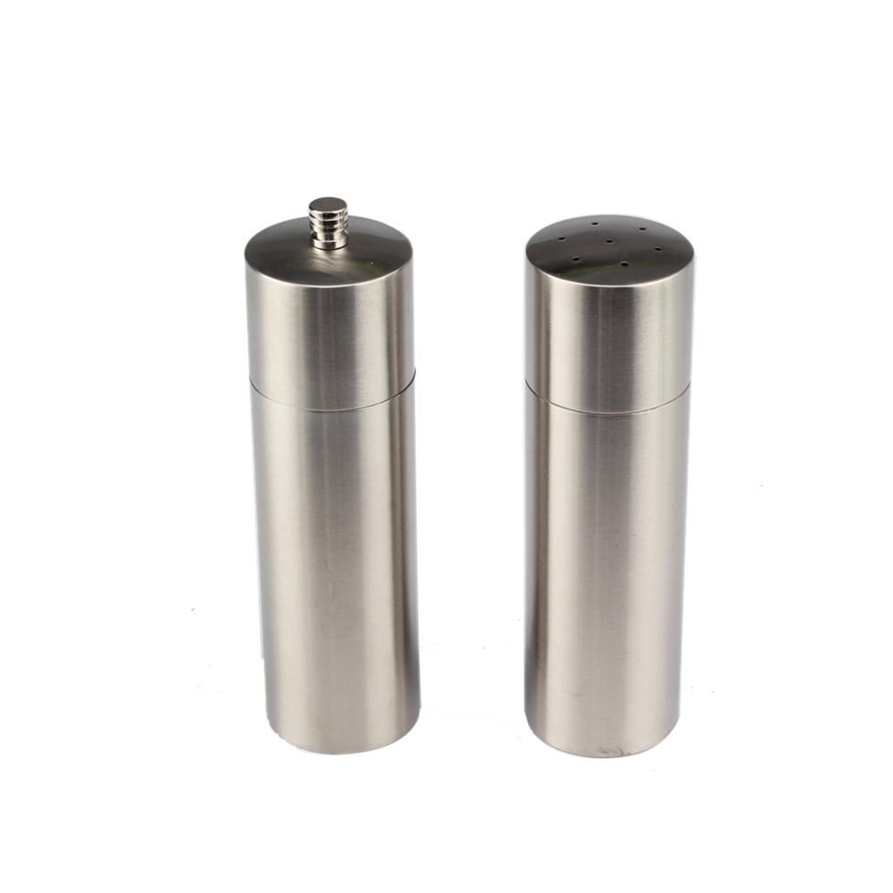 2pcs Stainless Steel Manual Salt And Pepper Mill — 4