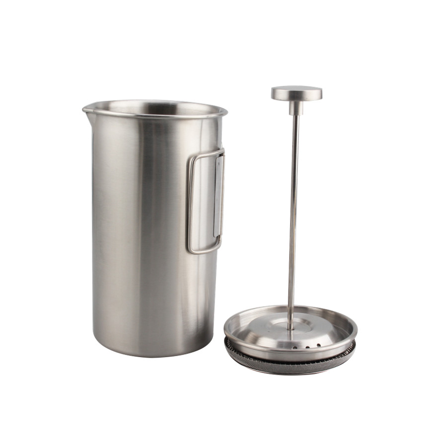 Single Wall French Press Coffee And Tea Maker 34oz for Camping — 3
