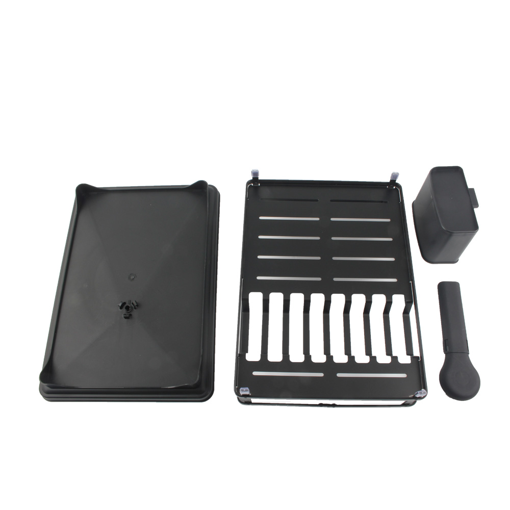 Dish Rack With Drainboard, Rustproof Dish Drainer With Utensil Holder for Sink — 2