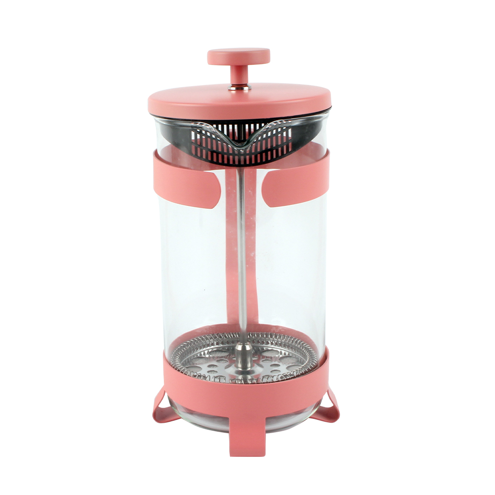 High-Heat Borosilicate Glass And Stainless Steel Filter Coffee Press, Large Capacity Coffee Maker — product information