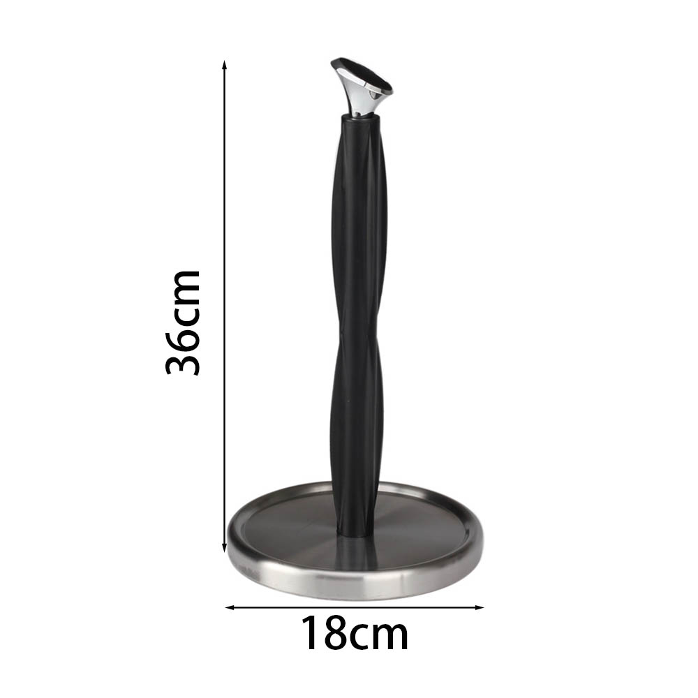 Heavy Weighted Stainless Steel Toilet Paper Roll Holder Storage Stand — product information