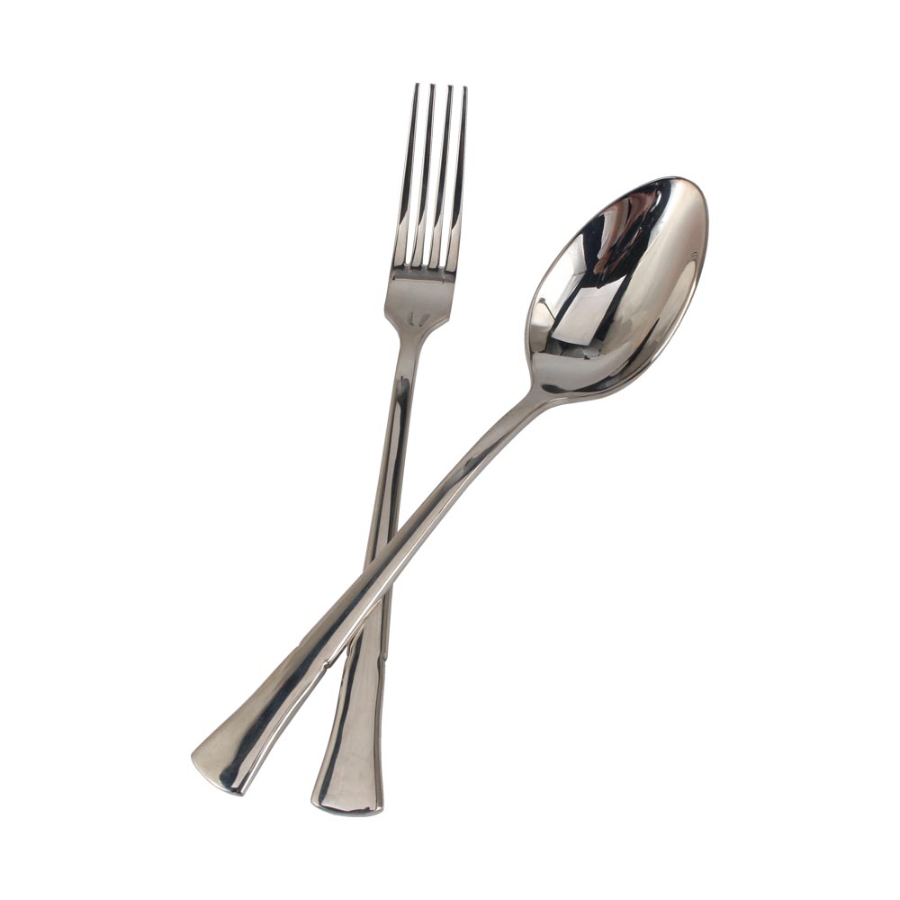 Stainless Steel Flatware Set, (65, Gold Accent) Dishwasher Safe, Mirror Polished 2pcs — product information