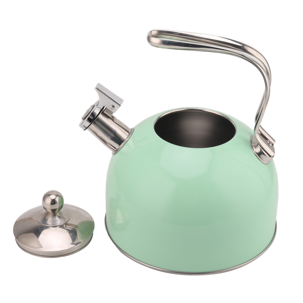 Stainless Steel Whistling Tea Kettle-Kettle With Flute-Scratch Resistant — product information