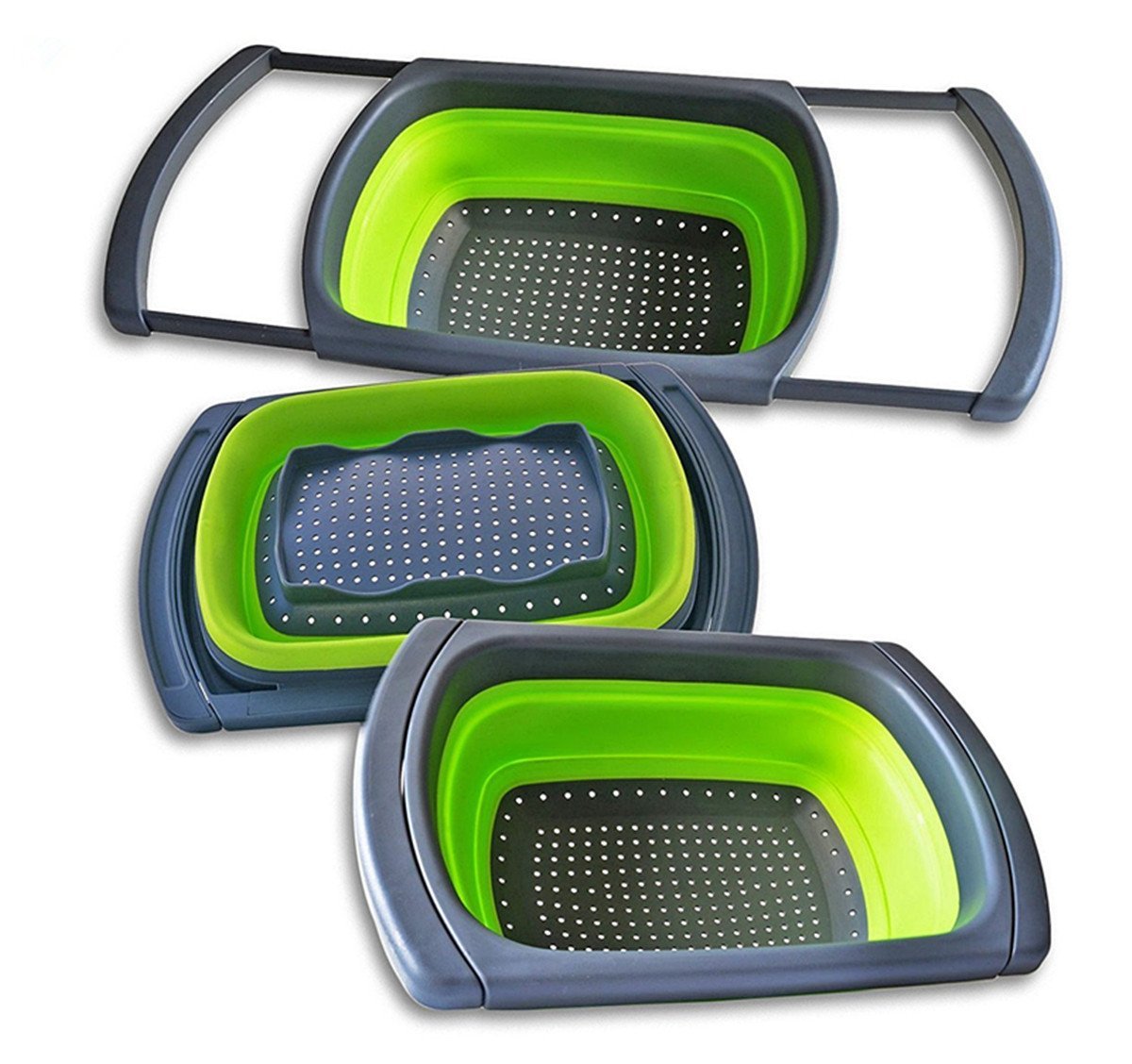 Collapsible Kitchen Colander (Square Shape) — product information