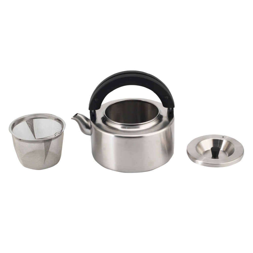 Large Capacity Stainless Steel Teapot With Foldable Handle — product information