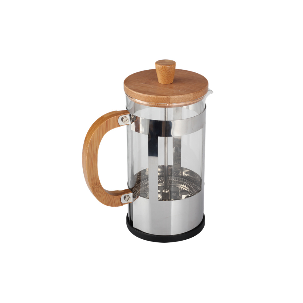 1000ml Stainless Steel Coffee Press With Bamboo Handle — 4