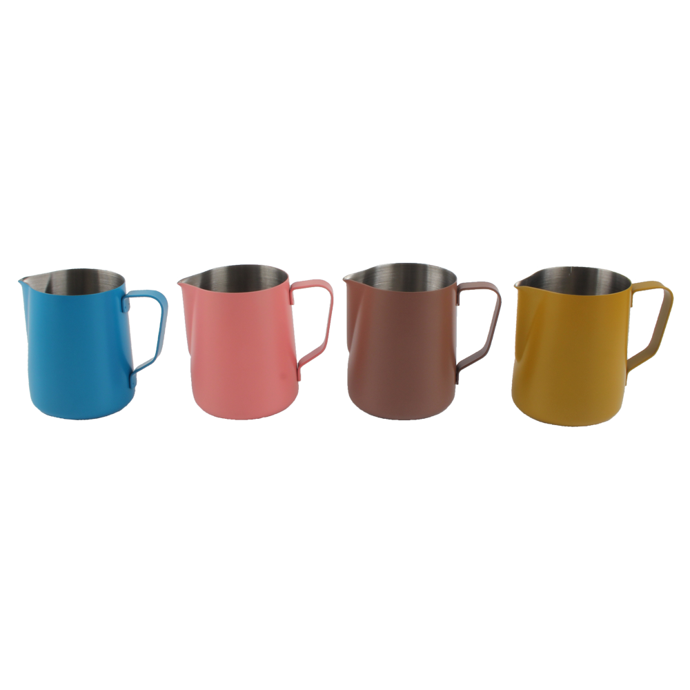 350ml / 600ml Espresso Milk Frothing Pitcher, Stainless Steel Coffee Milk Jug — 5