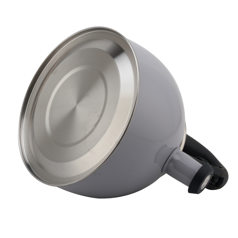 Fashionable S/S Whistling Kettle for Kitchen-Deep Gray — 5