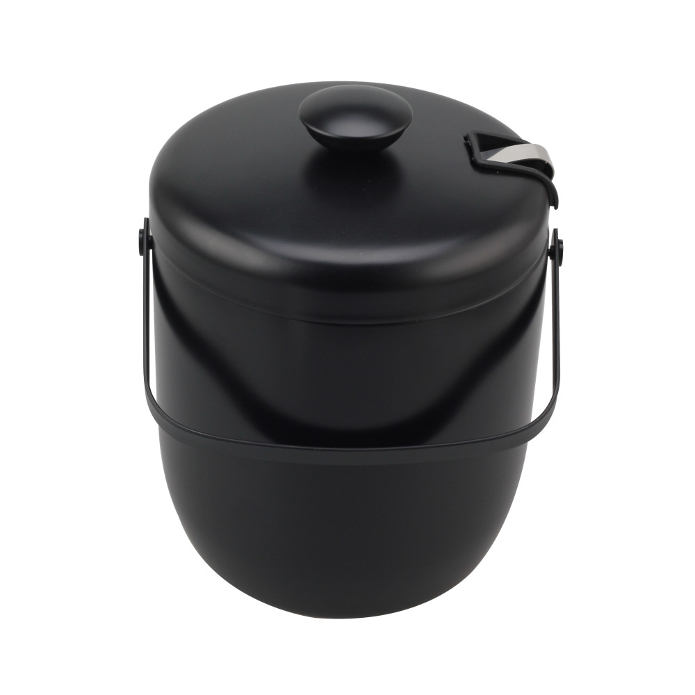 Blace Color, Ice Bucket, Stainless Steel Ice Bucket, Double Walled — 3