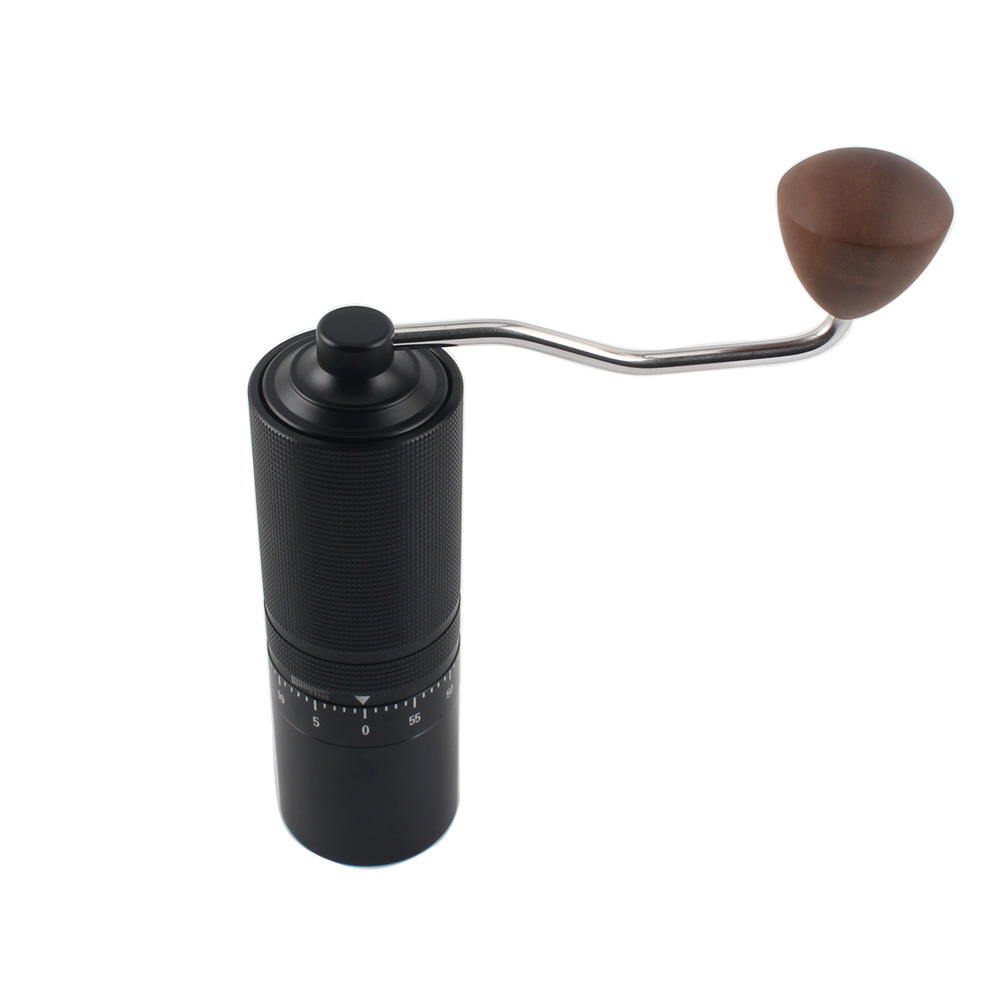 Stainless Steel Conical Burr Coffee Grinder, Portable Hand Coffee Bean Mill — product information