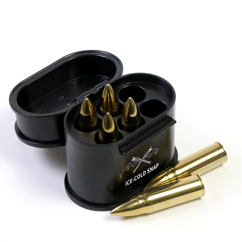 Whiskey Bullet, Stainless Steel Ice Cubes With High Cooling