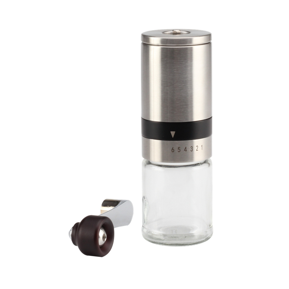 Hand Coffee Grinder 6 Adjustable Coarseness, Stainless Steel Mini Portable Coffee Machine Grinder — 3