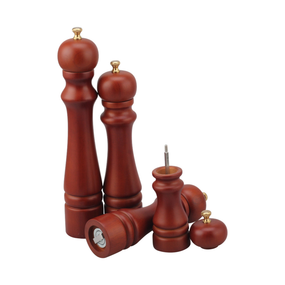 6.5/8.5/10.5/12.5 Inch Refillable Salt & Pepper Mills Adjust for Customized Coarseness — 3