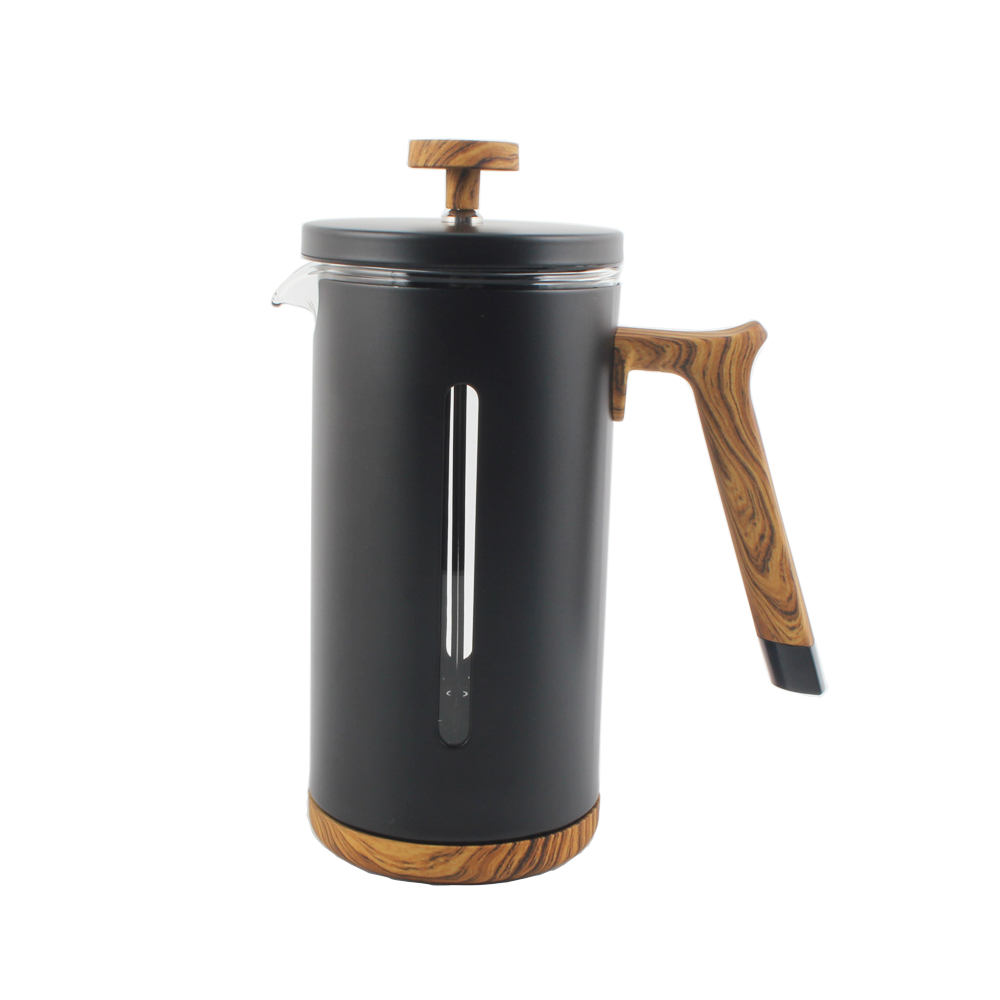 Stainless Steel Filter, Heat Resistant Borosilicate Glass, Coffee Brewer Tea Press