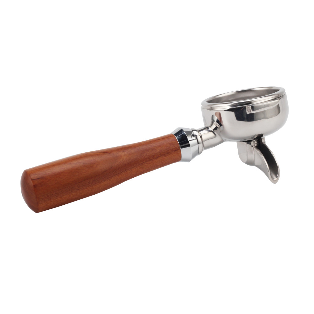 Espresso Bottomless Single Spout Portafilter With 2 Ears — 4