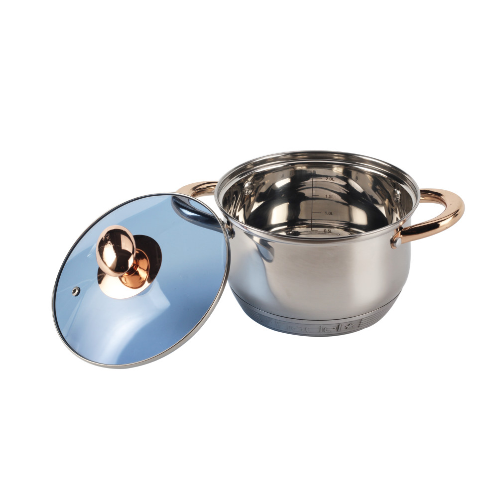 Non-Stick Cookware Set With Golden Handle — product information