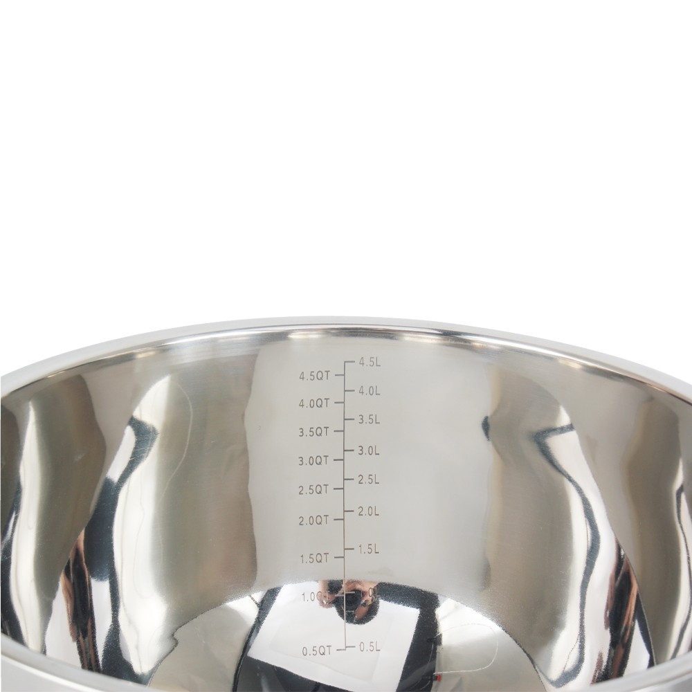 3 Size Stainless Steel Mixing Bowls With Clear Lids & 3pcs Grater Set — product information