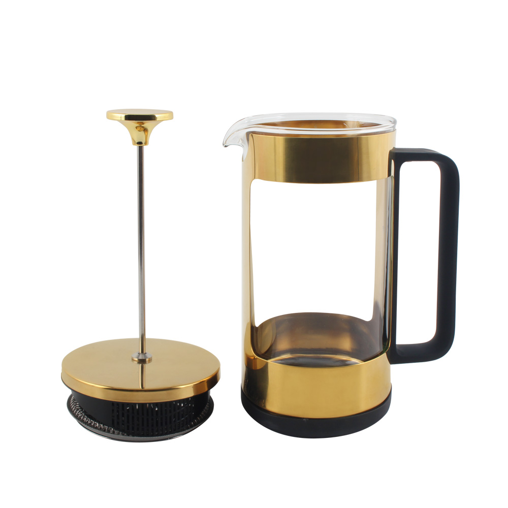 French Press Coffee Maker And Tea Maker 1L Cafetiere With Heat Resistant Borosilicate Glass — 5