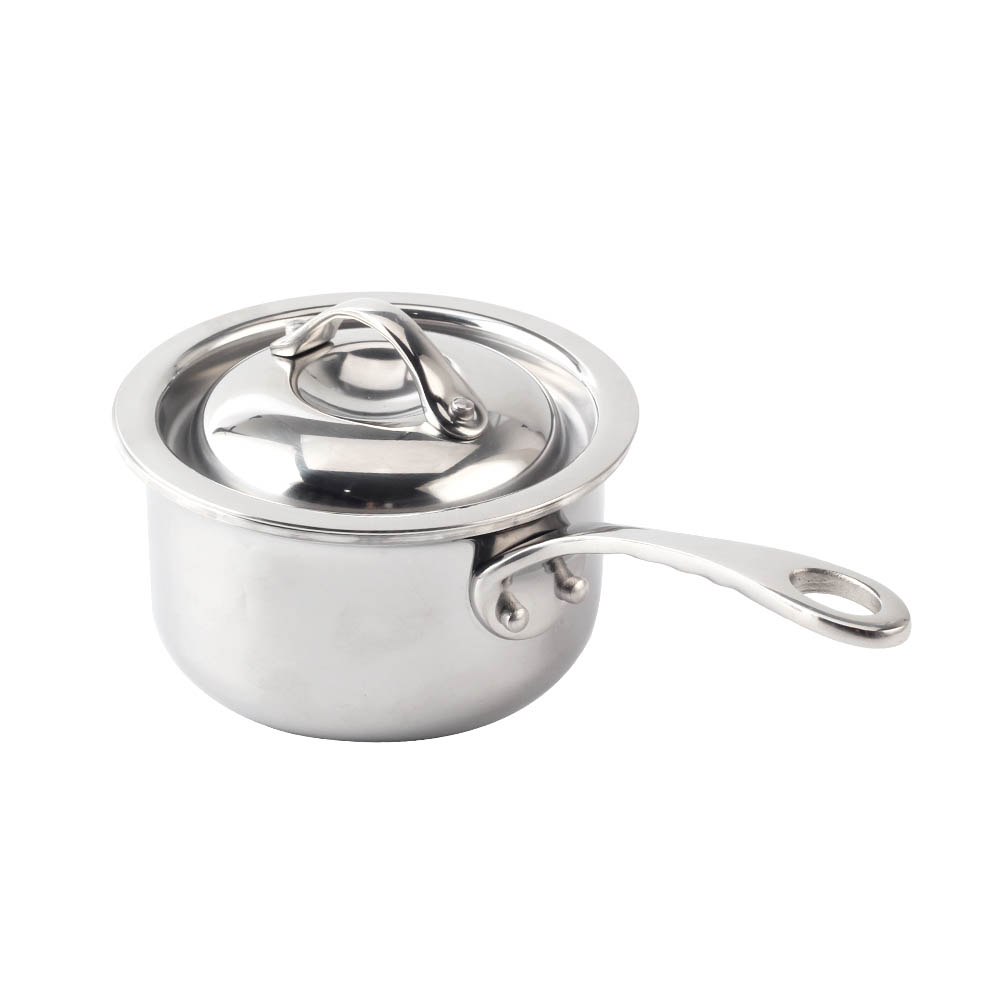 Triply Mini Stainless Steel Mini Sauce Pot With Cover — product information