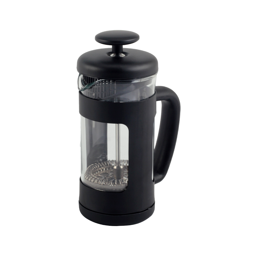 Heat Resistant Borosilicate Glass Stainless Steel Coffee Press — 3