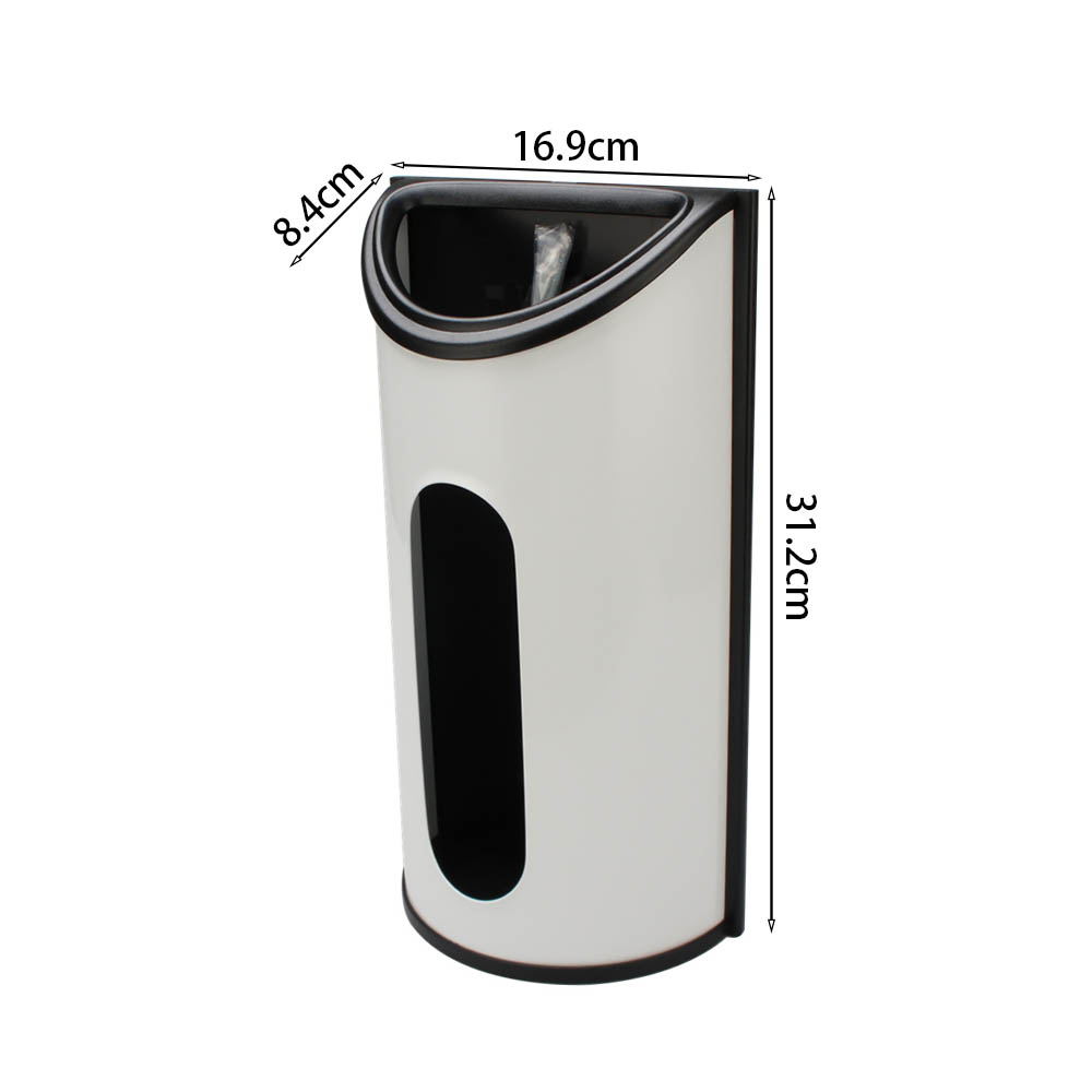 Plastic Bag Holder And Dispenser Medium, Stainless Steel Easy Wall Mount Bag Saver — product information