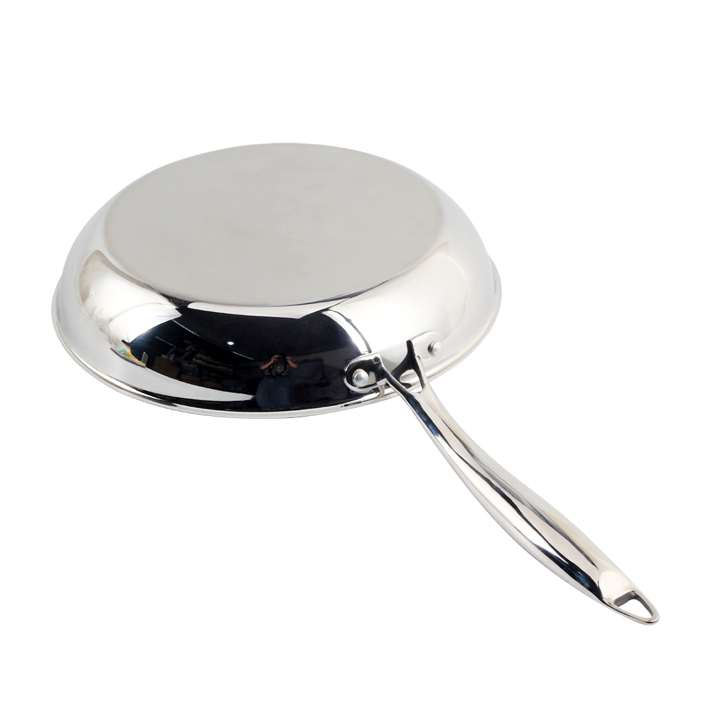Tri-Ply Stainless Steel Frying Pan Set — 4