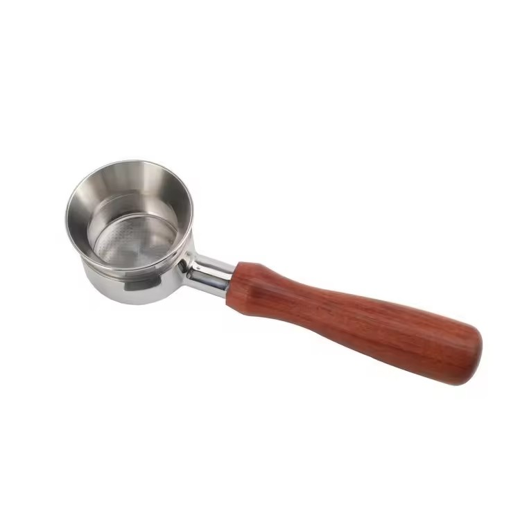Eco-friendly Natural Healthy Stainless Steel Dosing Funnel Coffee Machine Portafilter — 4