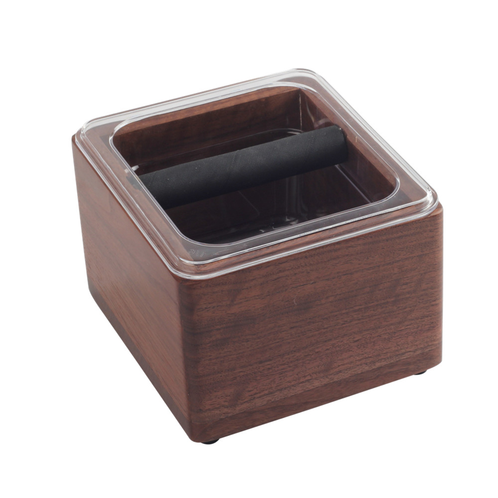 Coffee Knock Box With Durable Knock Bar, Espresso Accessories — 4