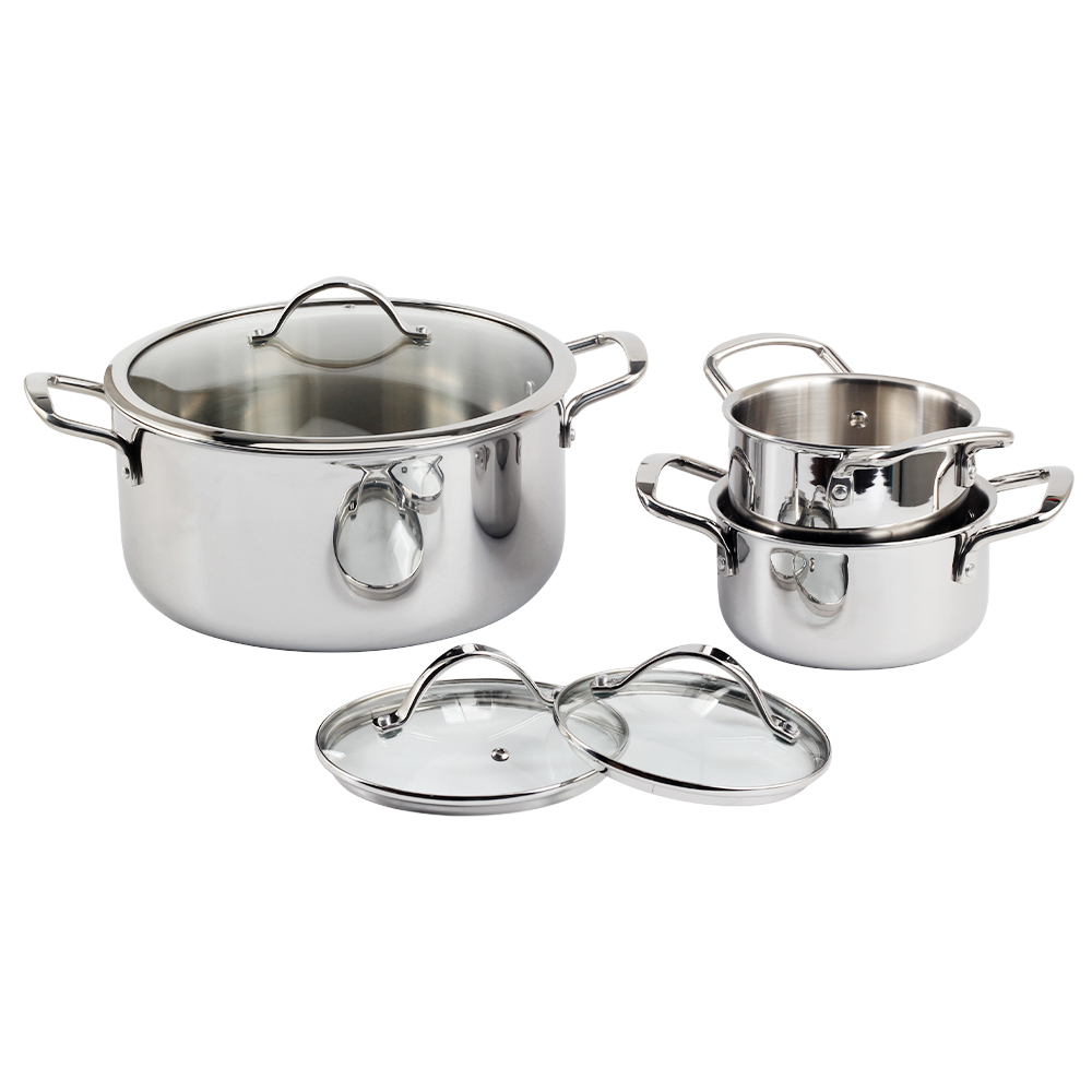 Tri-Ply Bottom Stainless Steel Stockpot — product information