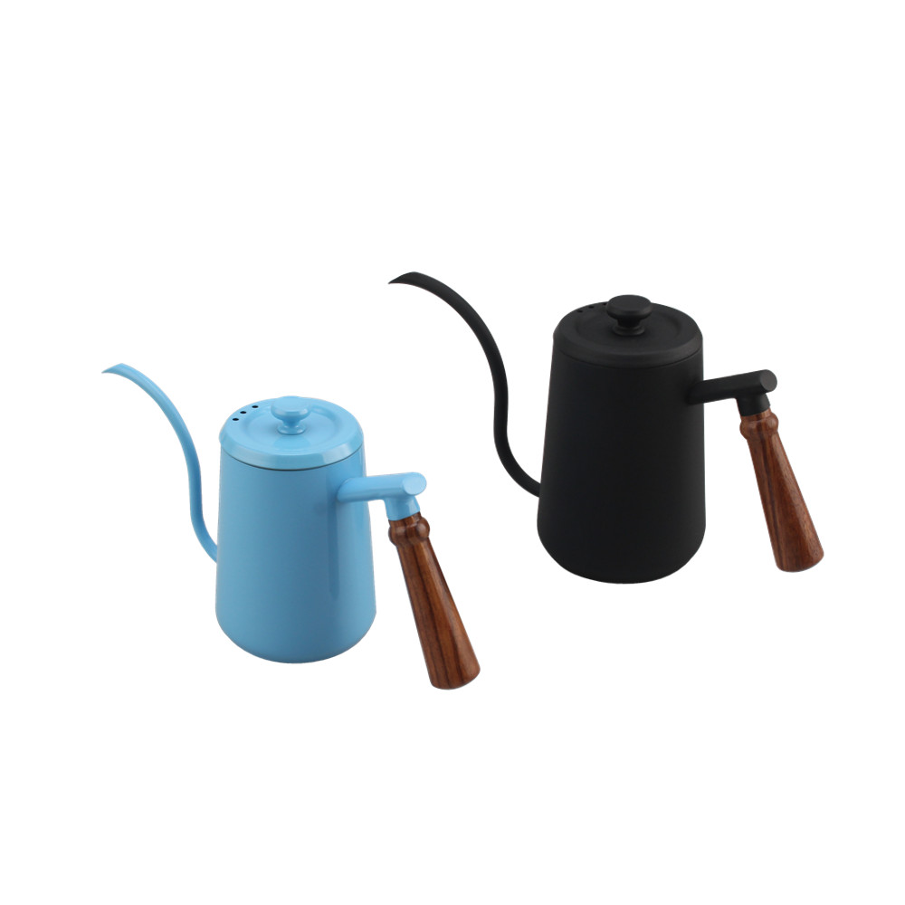 Gooseneck Pour Over Coffee Kettle With Lid — 6