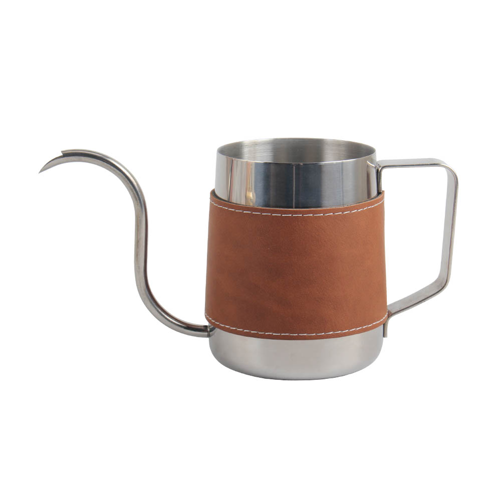 Stainless Steel Kettle With Leather Cover — 2