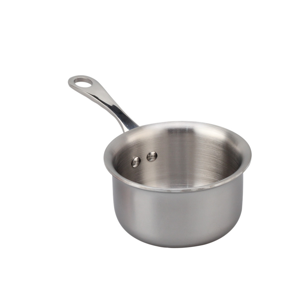Triply Mini Stainless Steel Mini Sauce Pot With Cover — 3