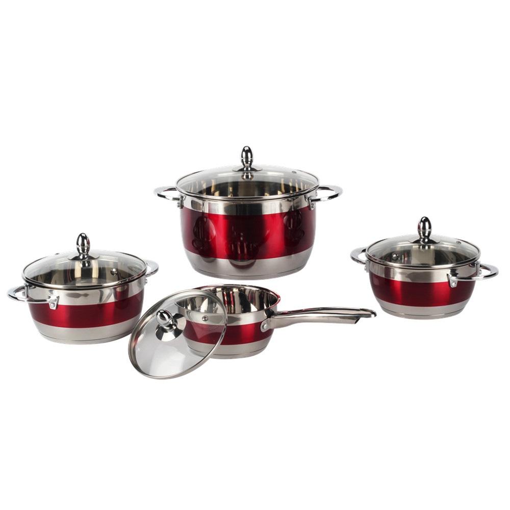8pcs Stainless Steel Cookware Set — product information