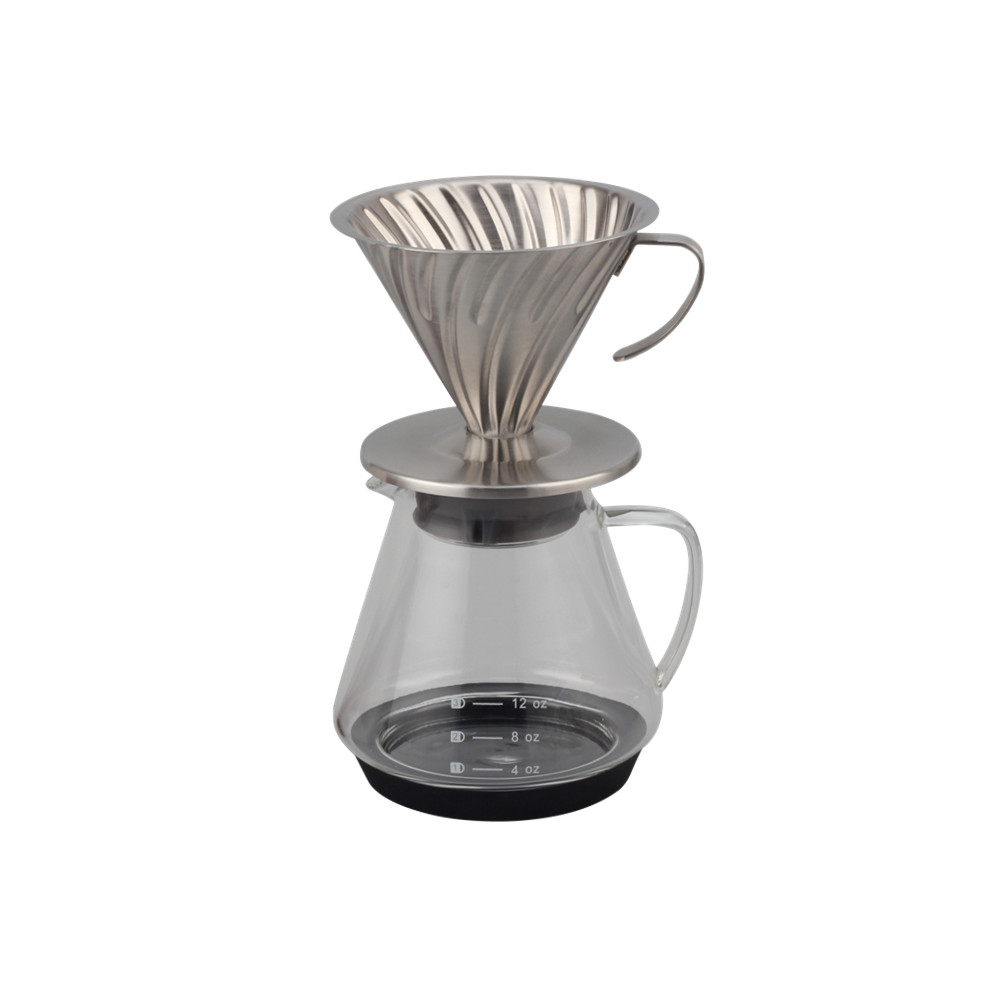 Premium Stainless Steel Coffee Filter Cone Dripper Cup — product information