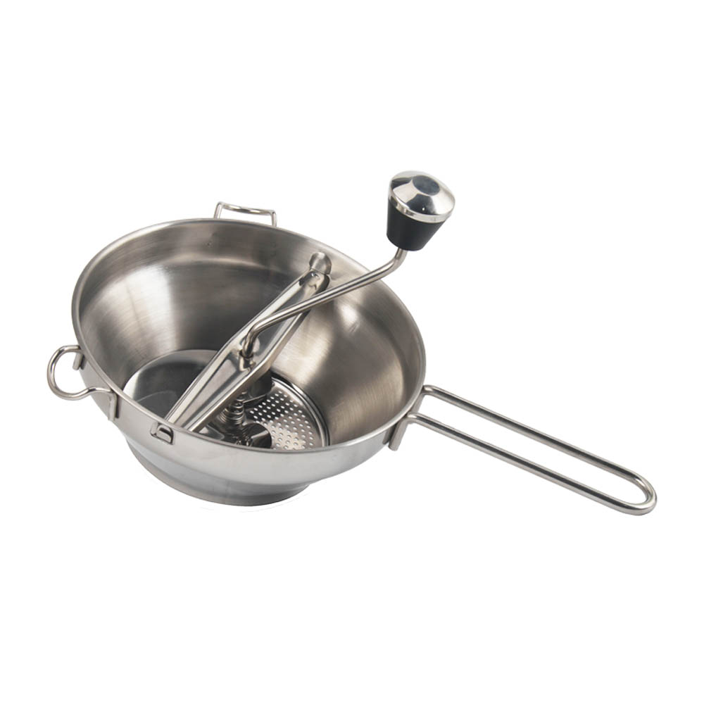 Stainless Steel Strainer With Different Sieve Inserts, Vegetable Mill — 3
