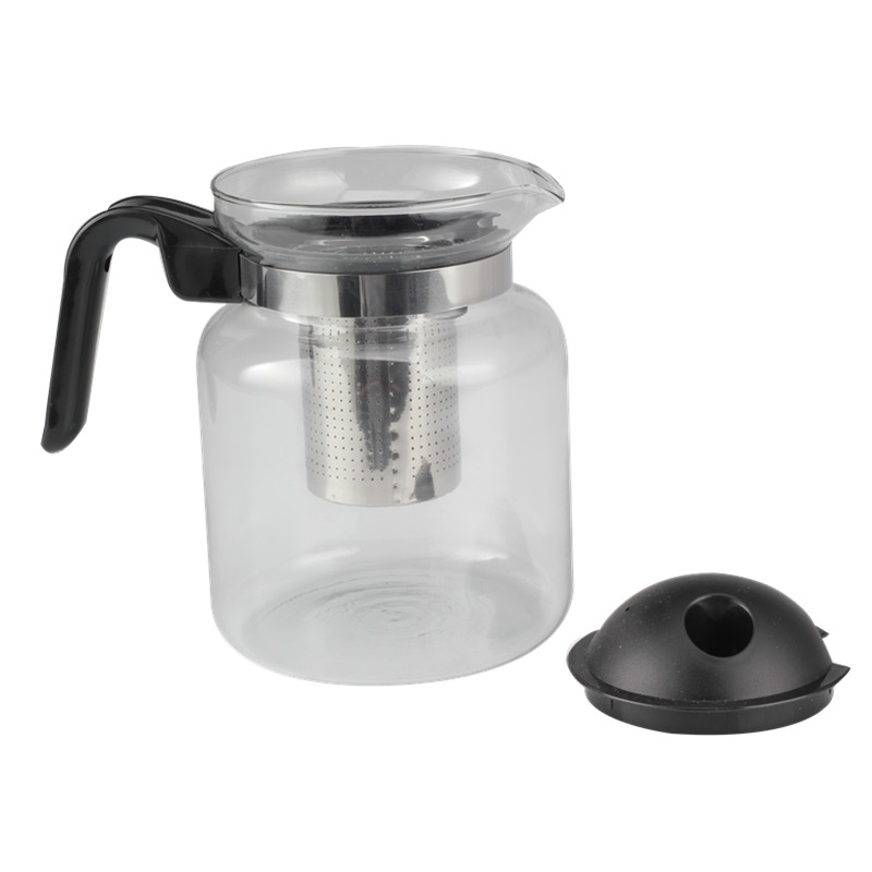Glass Teapot With Stainless Steel Infuser Perfect for Tea And Coffee — product information
