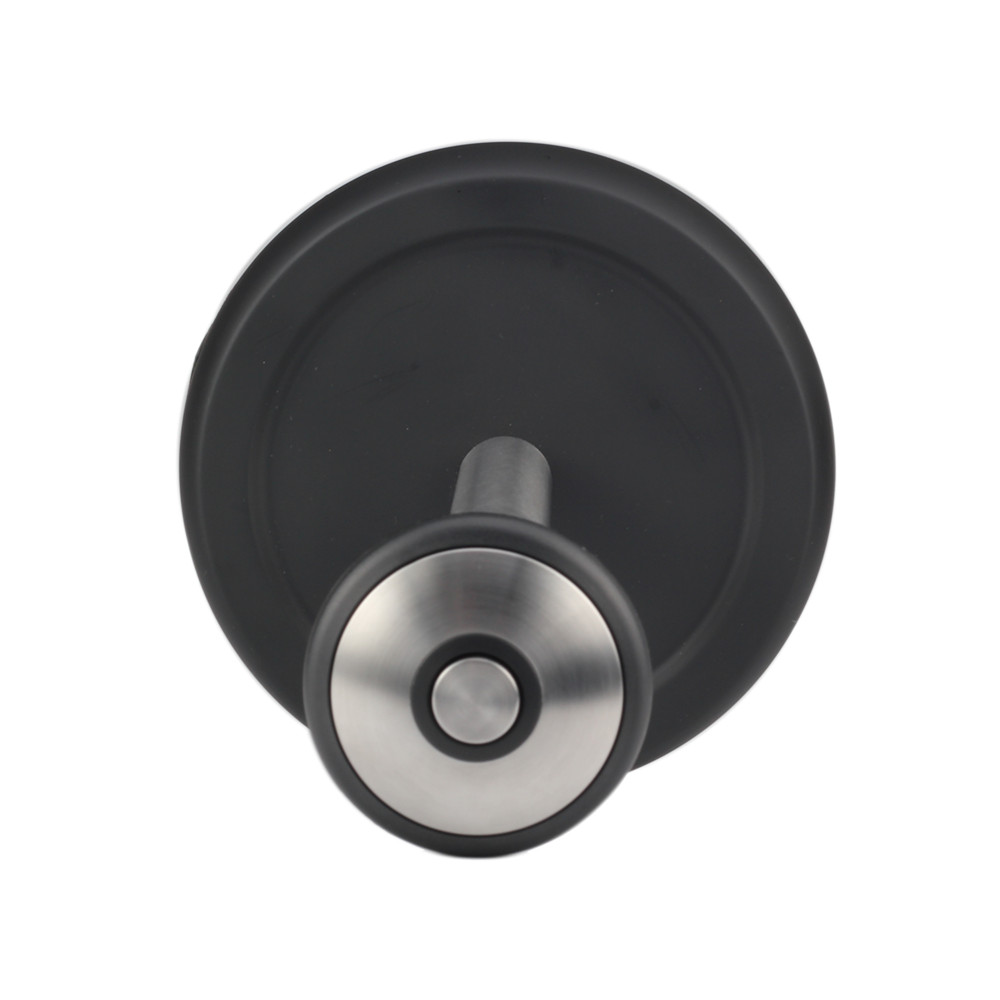 Paper Towel Holder Countertop - Stainless Steel (Silver & Black) — 5