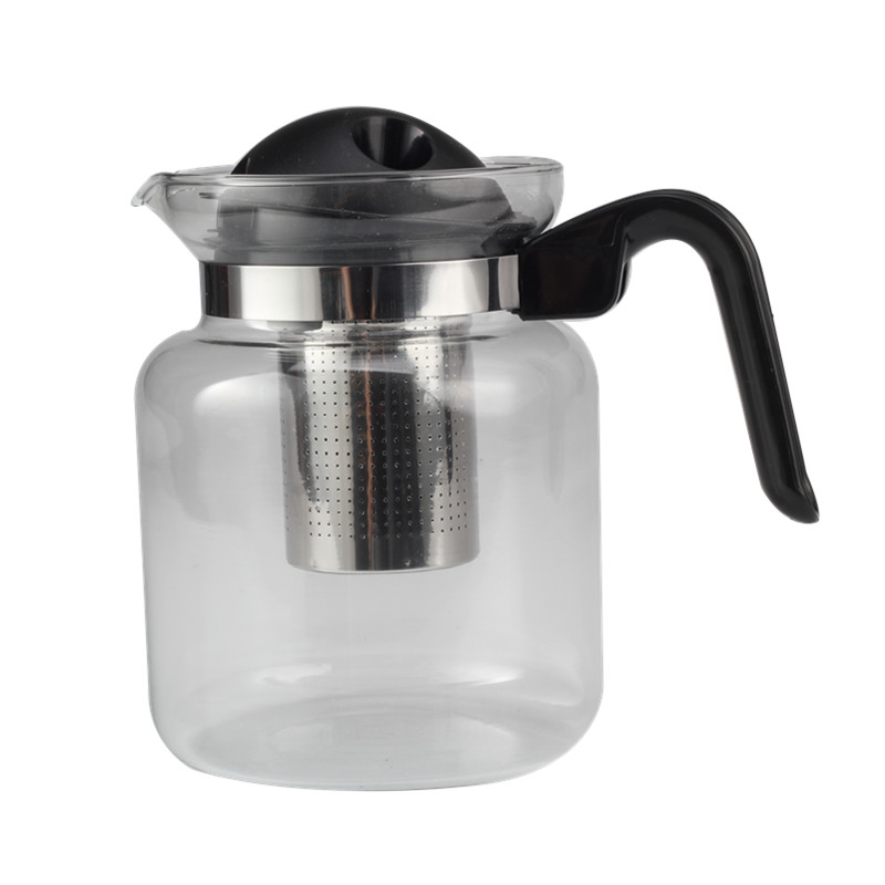 Glass Teapot With Stainless Steel Infuser Perfect for Tea And Coffee — product information
