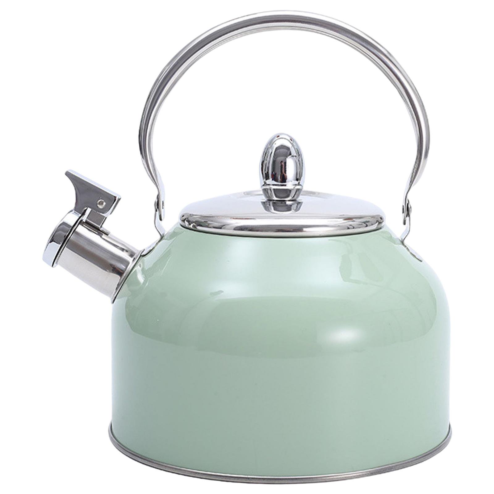Stainless Steel Whistling Tea Kettle, Tea Kettle for All Hobs — 6