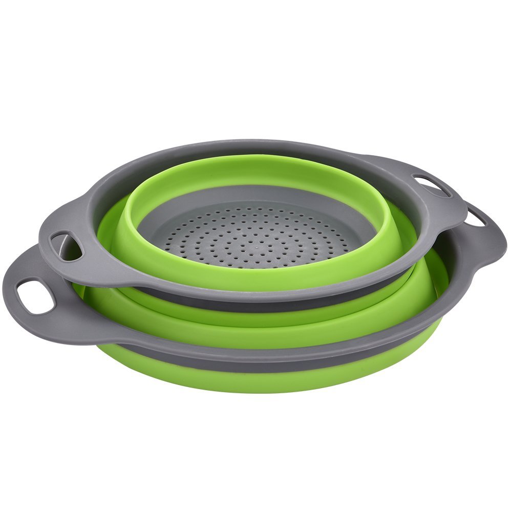 Foldable Strainer Basket for Washing Vegetables And Fruits — 4