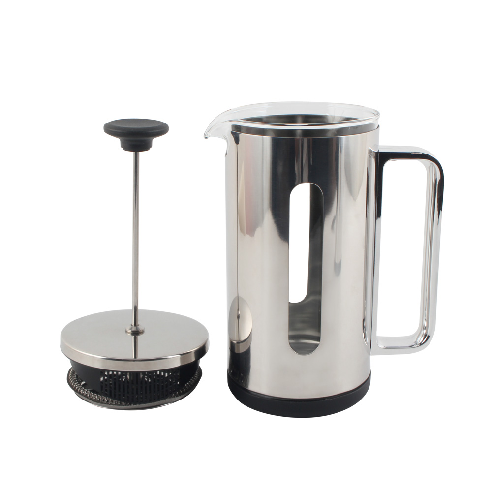 1L Borosilicate Press, Coffee And Tea Brewer, Camping Cafetiere — 5