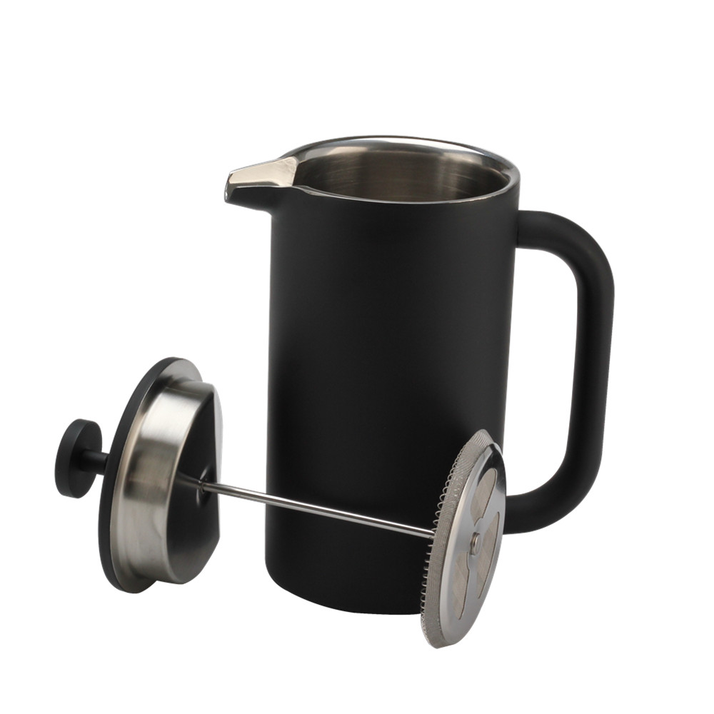 Matt /Silver High Quality Stainless Steel Manual Coffee Makers 34oz — product information