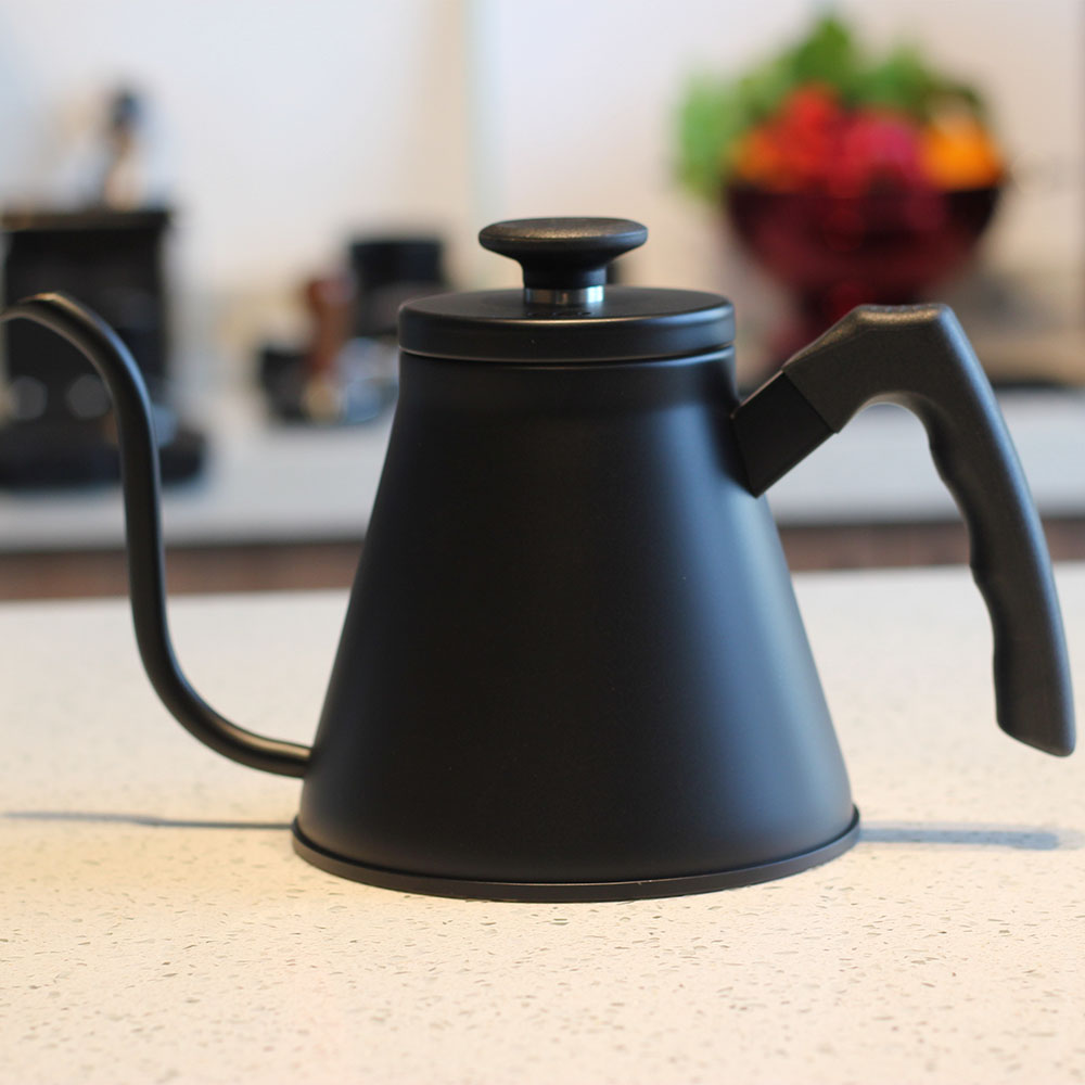 Large Capacity Goose Neck Kettle Pot, Pour Over Coffee Kettle With Lid — 6