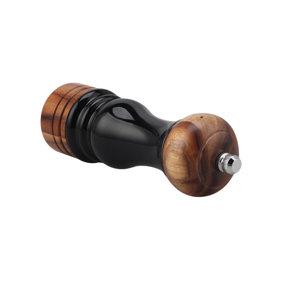 Wooden Pepper Grinder With Adjustable Stainless Steel Grinder — 3
