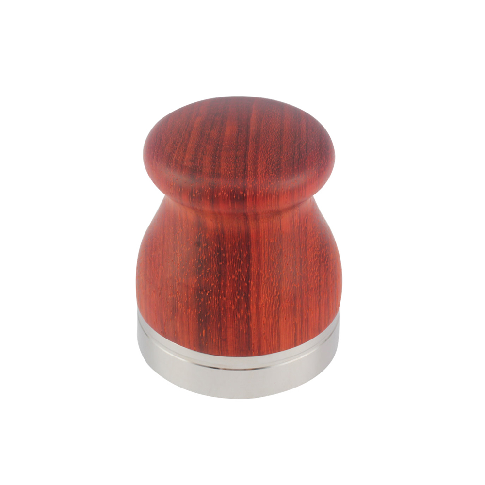 Stainless Steel Espresso Press With Wood Handle — 6